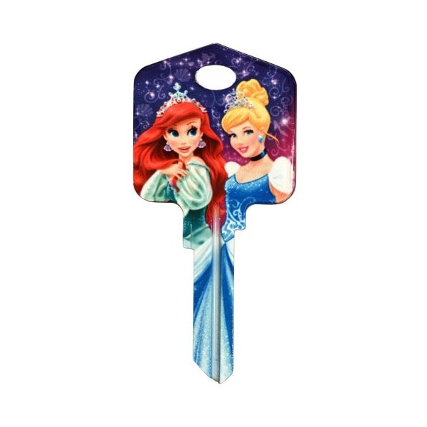 Hillman Disney Princesses House Key Blank 66/97 KW1/KW10 Single For Kwikset and Titan Locks 87635 - main